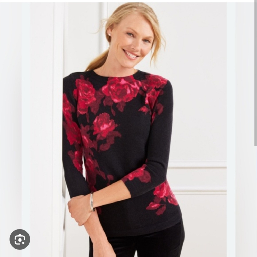 BNWT Talbots 100 Cashmere Aubrey Sweater
